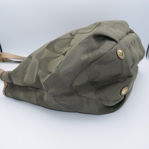 COACH 2011 Soho OP Art Canvas and Leather Tote - Picture 10 of 16